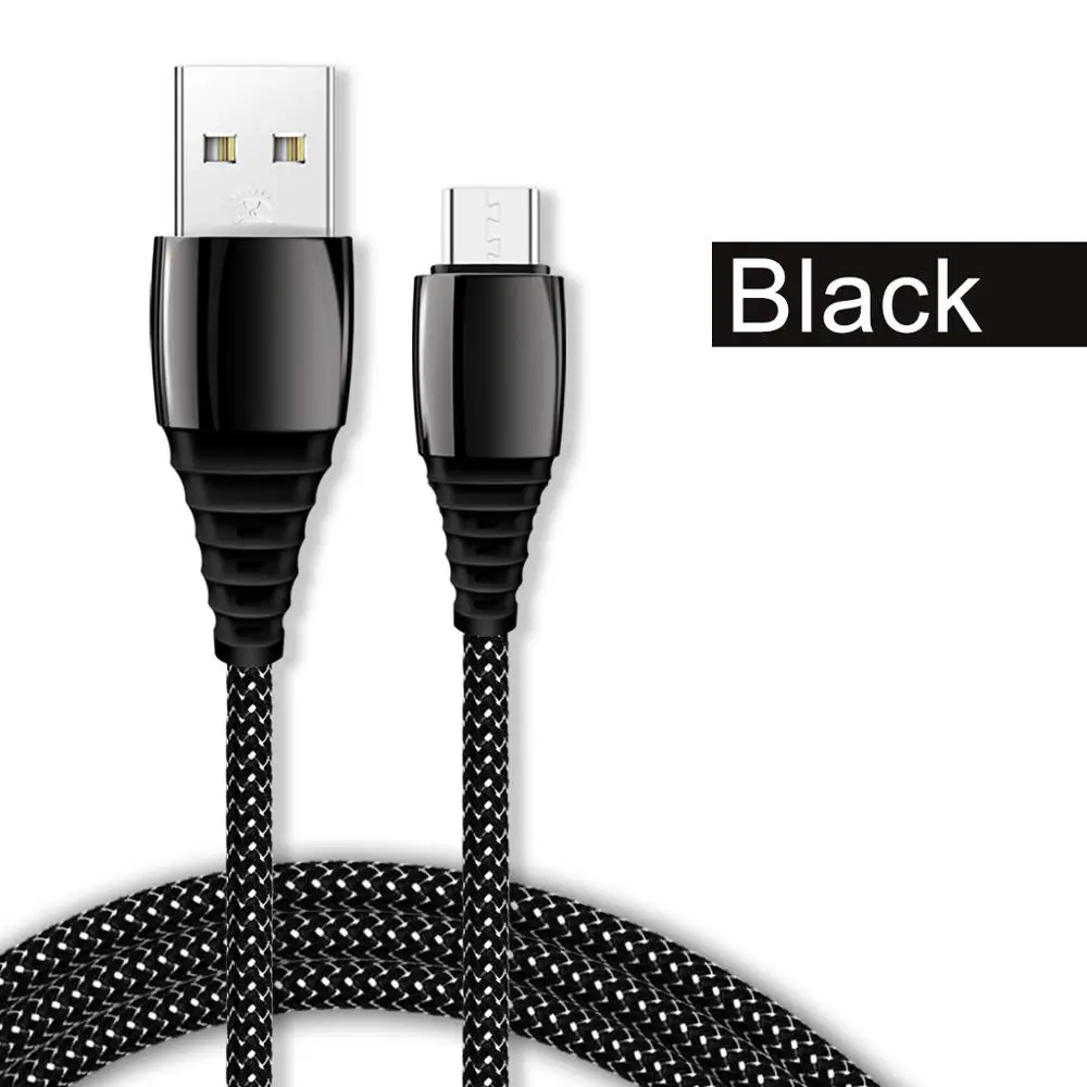 Type C Black Cable Usb-кабель FONKEN 5A type C для быстрой зарядки телефона USB C шнур 0,3 м 1 м нейлоновый Плетеный Универсальный зарядный кабель type-C для передачи данных - Цвет: Type C Black Cable