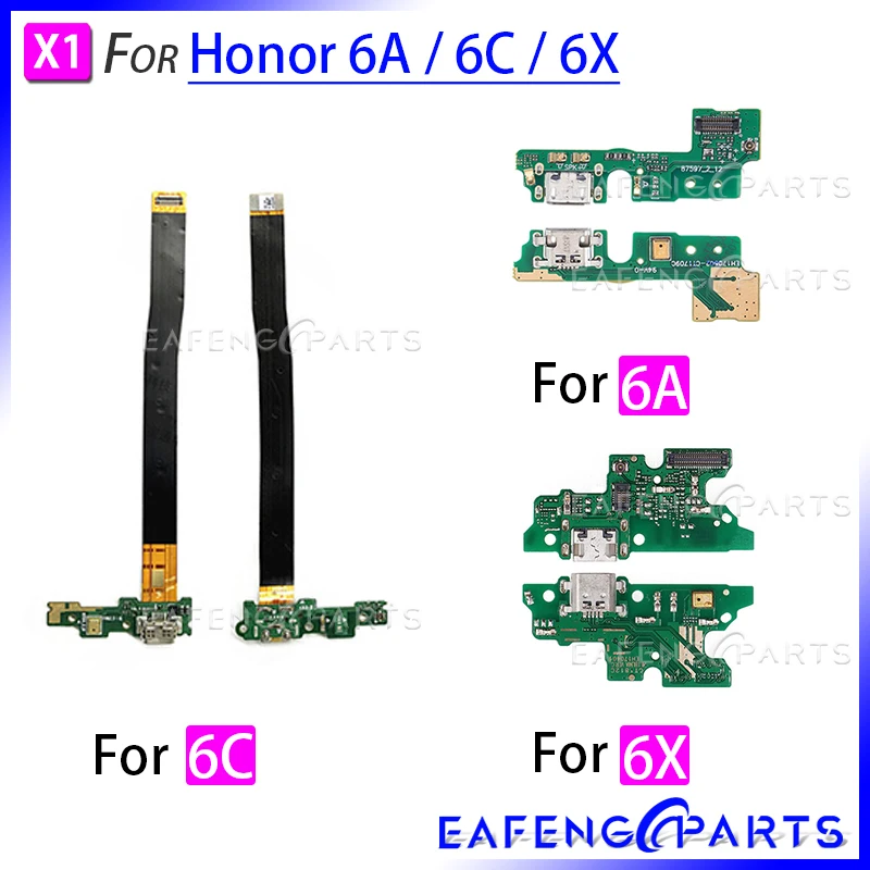 

6A Power Charger Dock USB For HuaWei Honor 6C Charging Port Plug Board Flex Cable For 6X