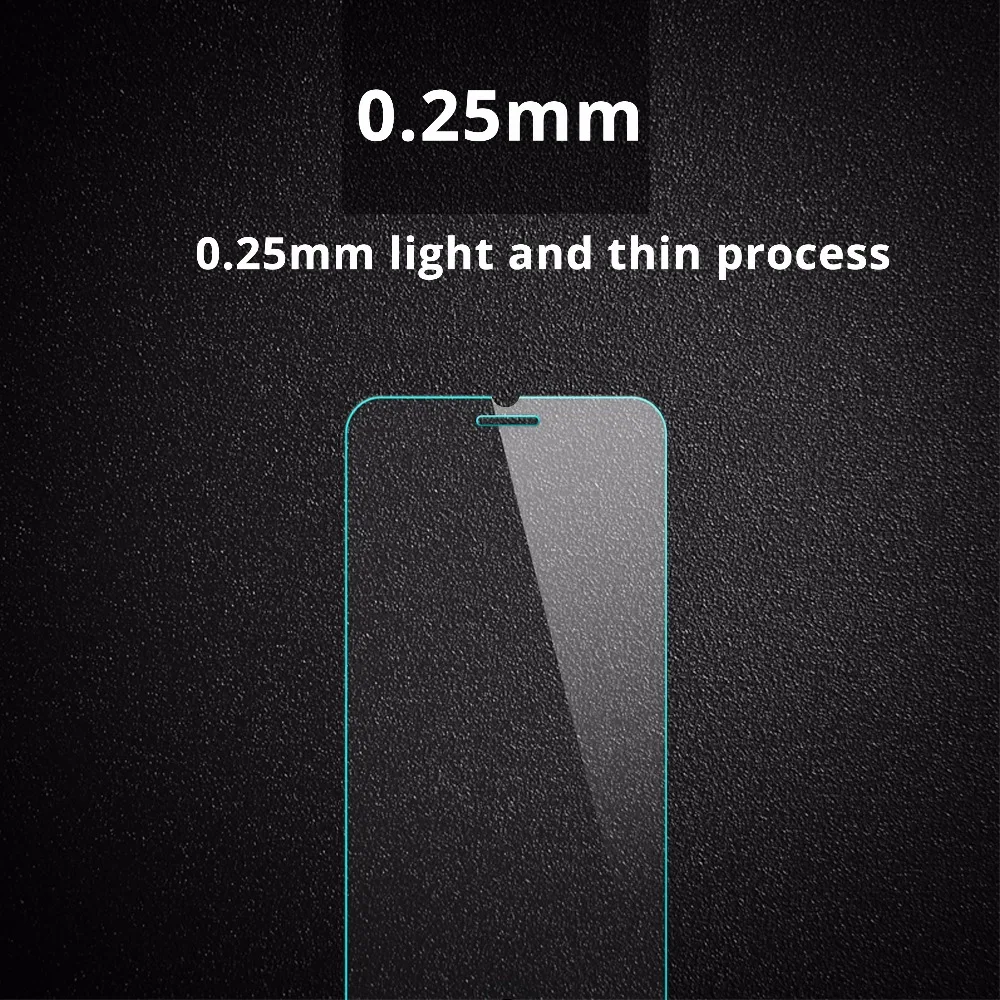 100 шт/партия Защитная пленка для экрана из закаленного стекла для iPhone 6 Plus 7Plus 8 Plus 0,25 мм 9H Твердость Премиум Закаленное стекло пленка
