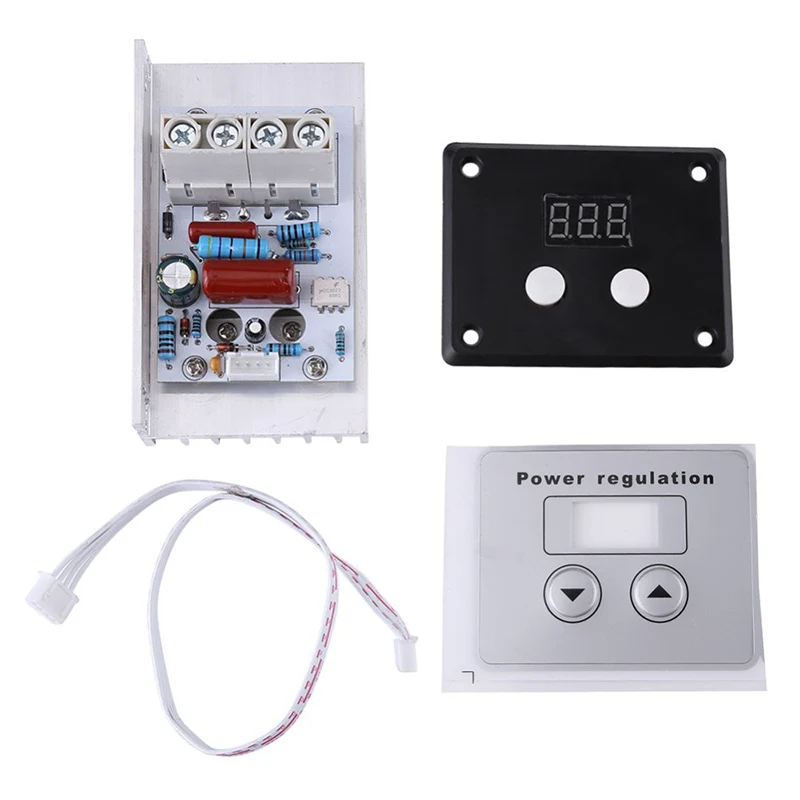AC220V 10000W 80A цифровой контроль высокой мощности электронный регулятор напряжения