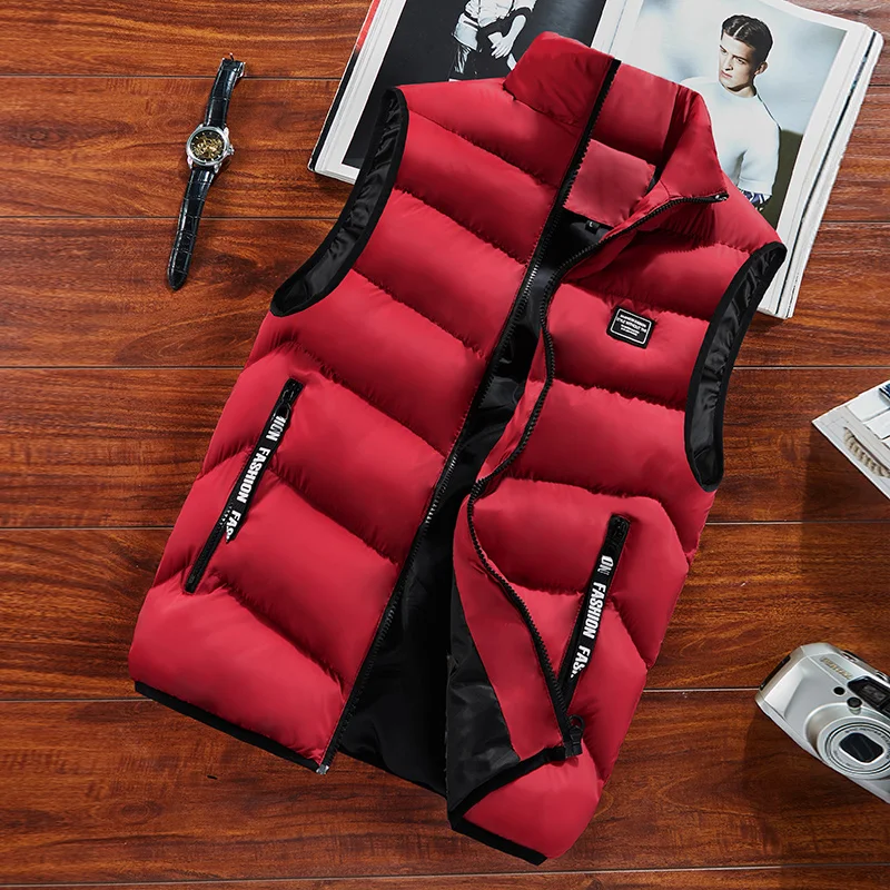 Jacket Waistcoat Soft-Vests Spring New-Fashion Sleeveless Cotton Thicken Male Casual