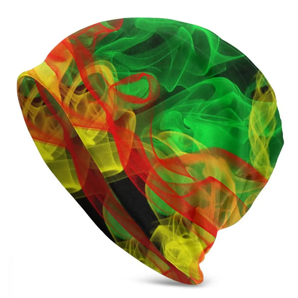 Tie Dye обои Rasta унисекс для взрослых Повседневная шапочка зимняя теплая вязаная Лыжная шапка с рукавом Skully Beanies