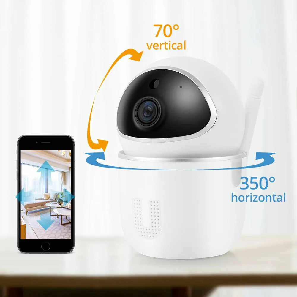 

Baby Monitor Home Security IP Camera Wi-Fi Wireless Mini Network Surveillance Camera Wifi 1080P Night Vision CCTV Camera