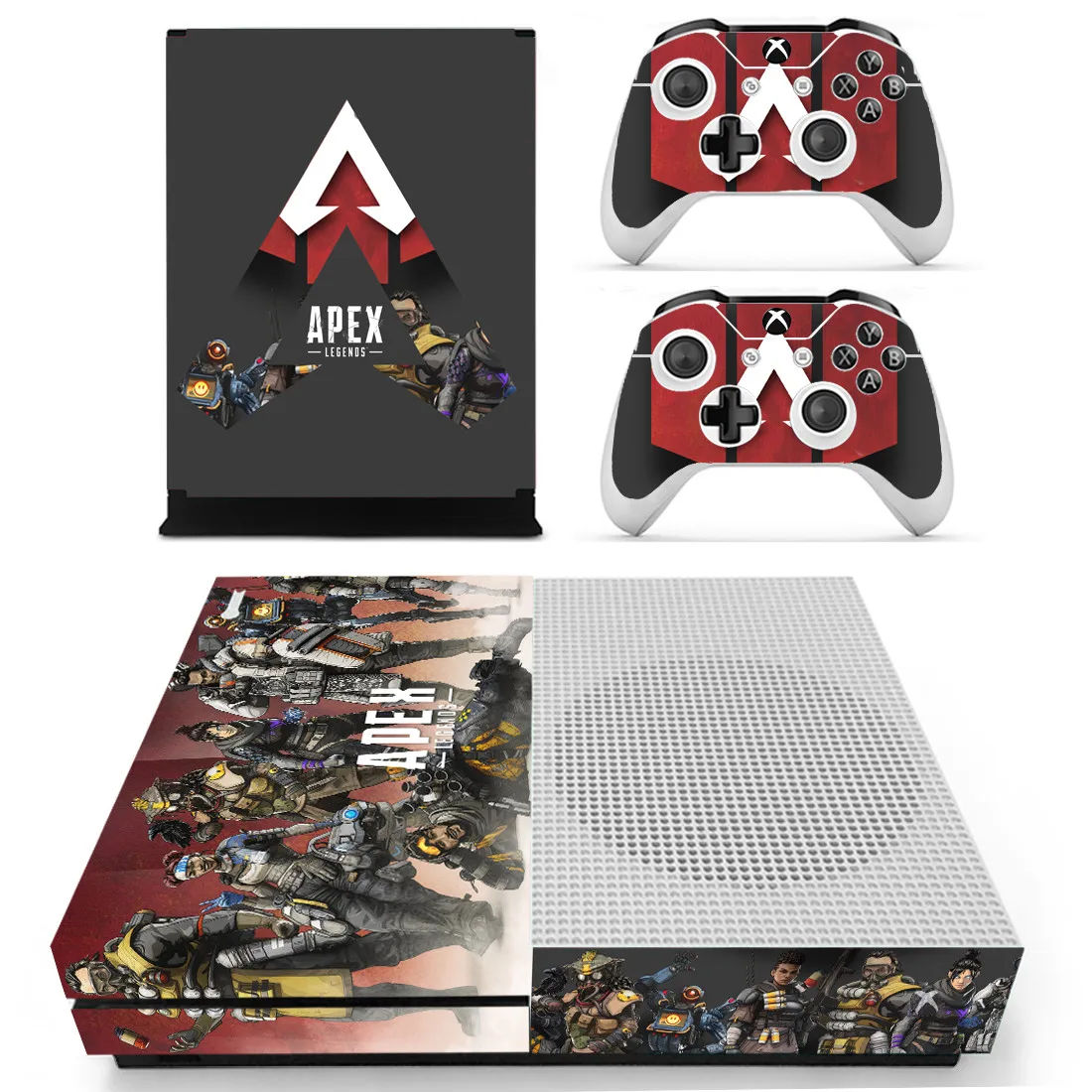 Apex legends наклейка s для Xbox One S кожа Виниловая наклейка Pegatina для Xbox one тонкая консоль и два контроллера шкуры