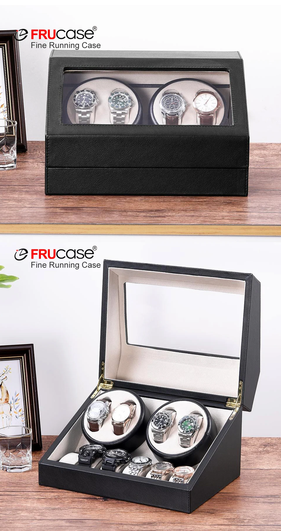 Frucase relógio winder para relógios automáticos relógio