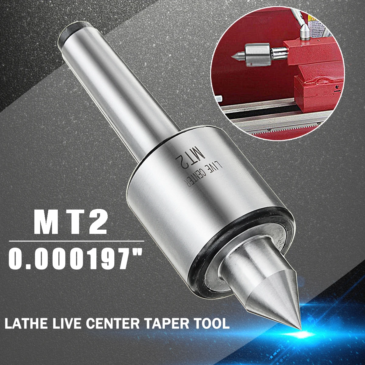 MT2 0 000197 &quot60 градусов токарный станок Live Center конус вращающийся фрезерный центр с