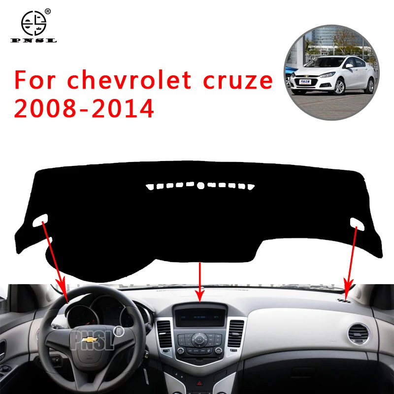 PNSL крышка приборной панели автомобиля тире коврик ковер для Chevrolet Cruze 2008-2014 Защита