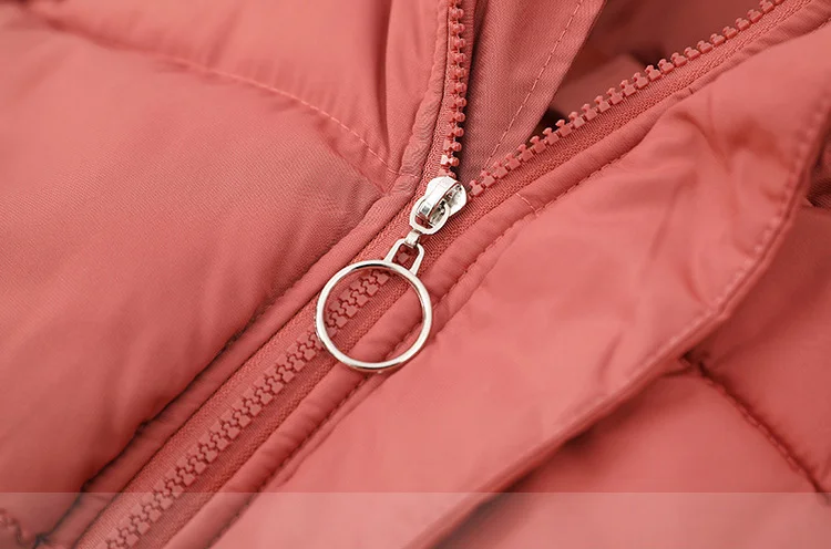 winter new Korean version of loose students thick super long paragraph over the knee commuter coat down jacket cotton women