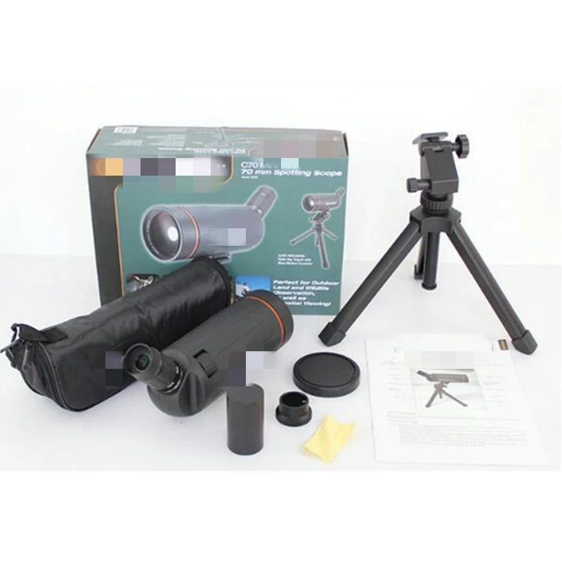 C70Mini 70/750 70 мм Калибр 750 мм фокусное расстояние зум окуляр Mak Mackay Bird Watch 25-75X70 увеличение Монокуляр CE25654