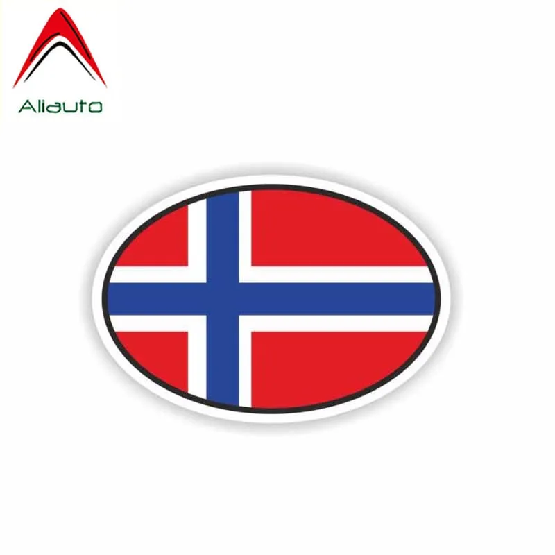 Aliauto Personality Creative Car Sticker Automobile Styling Norway Flag Oval Window Helmet Waterproof Sunscreen Decal 11cm*8cm | Автомобили