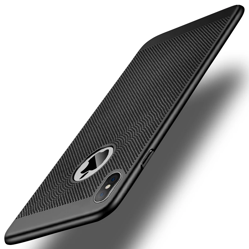

Heat Dissipation PC Hard Phone Case For iPhone 11 Pro Max XR XS XS Max X 8 Plus 7 6 6S Hollow Ultra Slim Back Cover