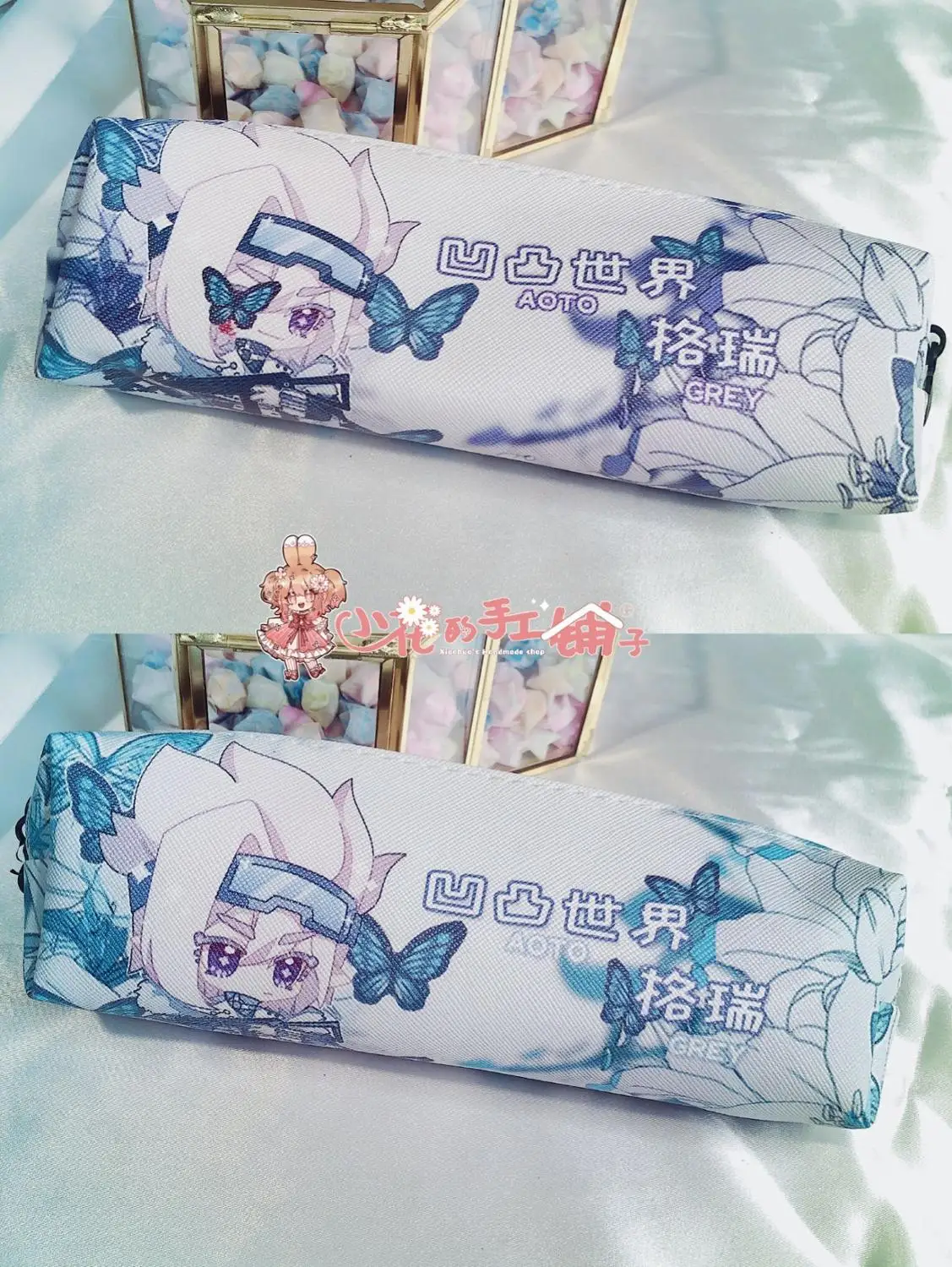 Аниме Карандаш Чехол мир аоту король серый Phantom · S Косплей Студент Молния ручка