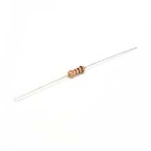 

100PCS 1/4W Carbon Film Resistors 5% 1R-10M 10R 47R 100R 220R 1K 10K 4K7 100K 560K 1M 3M3 ohm Color Ring Resistance