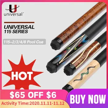 

NEW Universal UN115 Series 11.75/12.75mm Billiard Pool Cue Stick Kamui Tip Technology Maple Shaft Billar Kit For Chinese Black 8