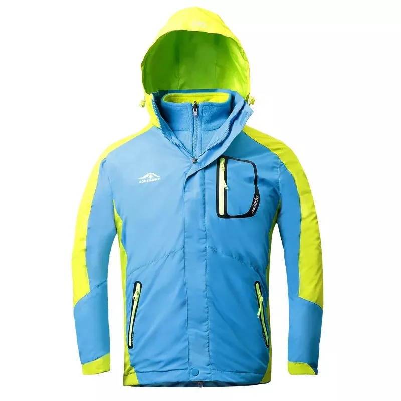 sky blue Зимняя куртка для мальчиков; пальто; детская одежда; Спортивный комплект из 2 предметов; пальто для мальчиков; зимняя детская куртка - Цвет: sky blue