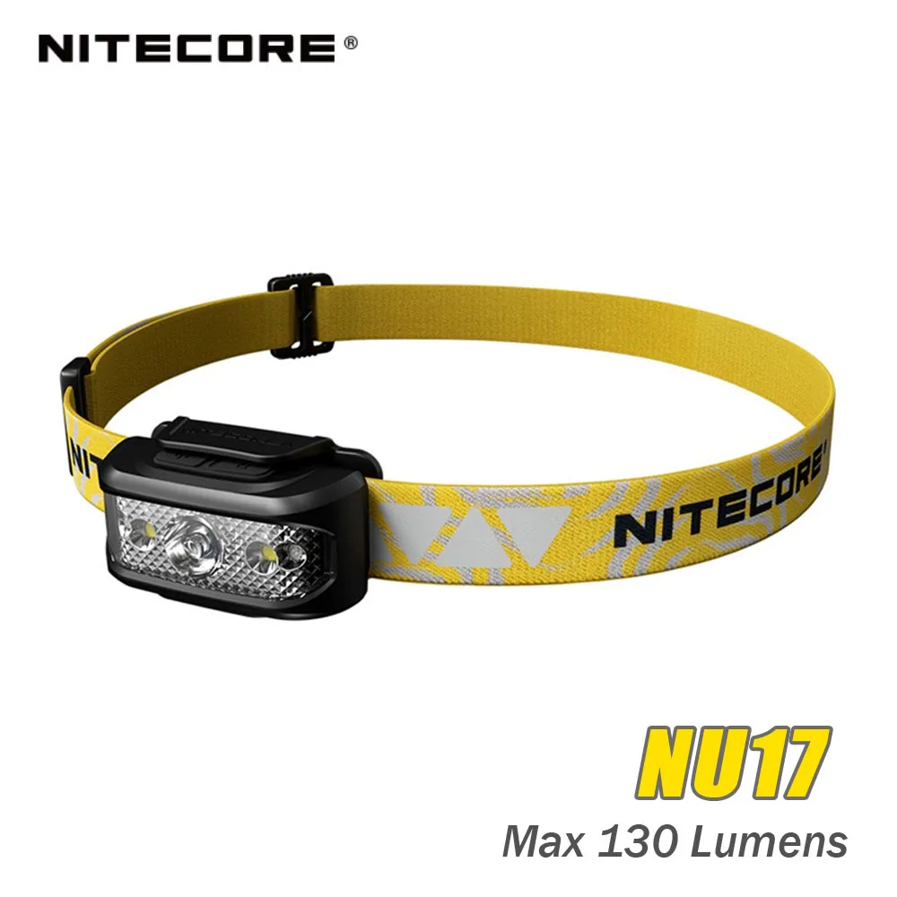 100% Оригинальный микро-USB Перезаряжаемый Nitecore NU17 с тройным выходом ультралегкий