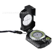 S-100, американский стиль, Военный компас, металлический цинковый сплав, с боковым наклоном, многофункциональный компас, водонепроницаемый, противотуманный