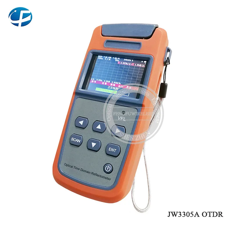 

Hottest New Mini OTDR JW3305A Optical Time Domain Reflectometer OTDR 1550nm 60km Built-in Visual Fault Locator Function