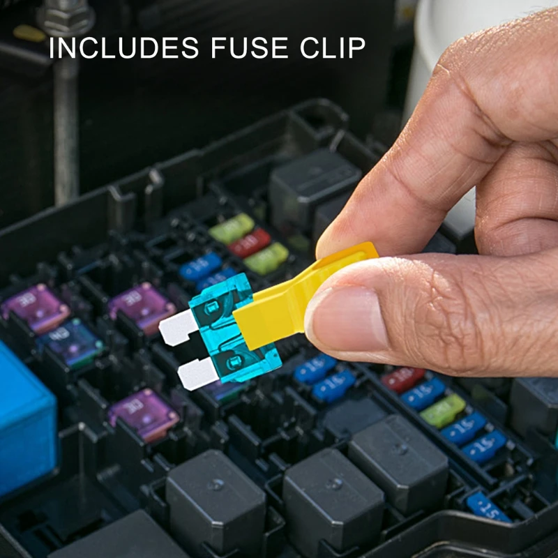 

100pcs Car fuse Box Standard Medium Fuse Blade Fuse Box Auto Fuse Car 2A 3A 5A 7.5A 10A 15A 20A 25A 30A 35A Blade Fuse K