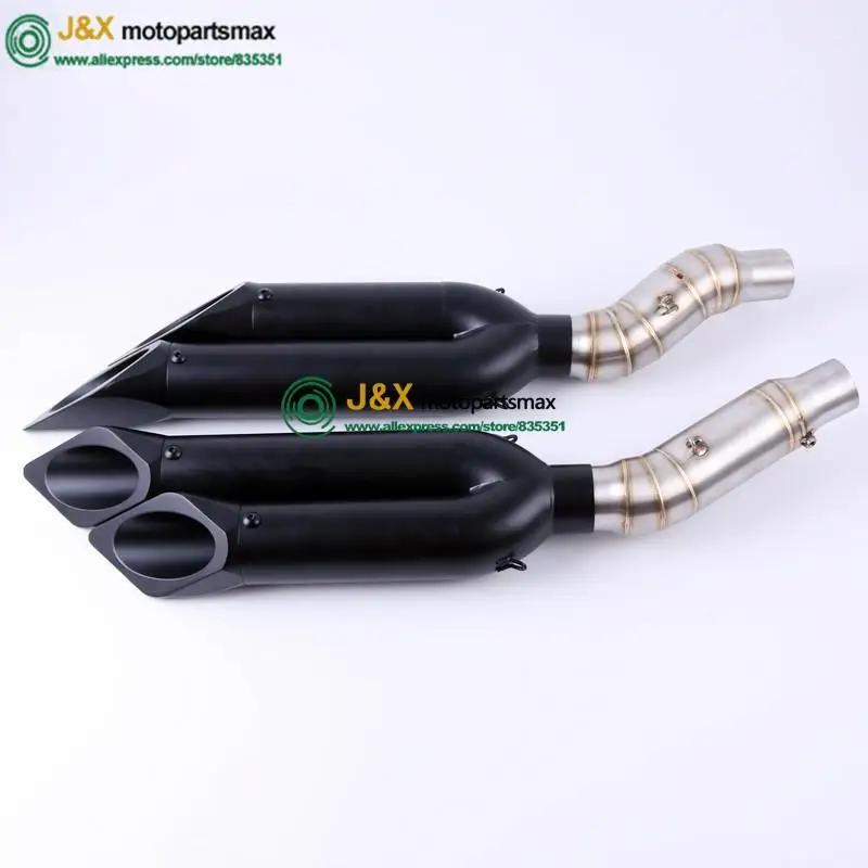 Z1000 Средний соединитель для выхлопной трубы мотоцикла слипонный Kawasaki 2010 2015 без