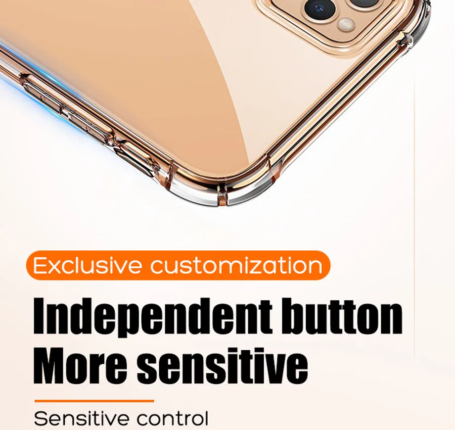 Ультратонкий прозрачный силиконовый чехол для телефона для iPhone 11 Pro Max чехол для iPhone XR XS Max X 7 8 6 6S Plus мягкая прозрачная задняя крышка из ТПУ