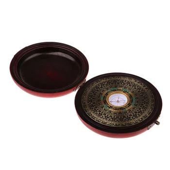 

Feng Shui Tool Wood Geomantic Compass Professional Luo Pan Collectable Gift