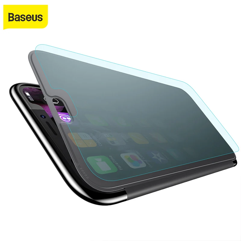 Ультратонкий чехол Baseus для iPhone XS Max XR со стеклом защита экрана мягкая сенсорная