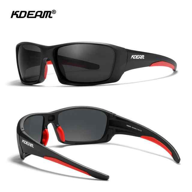 KDEAM 2021 High-End Sports Goggles TR90 Polarized Sunglasses Men