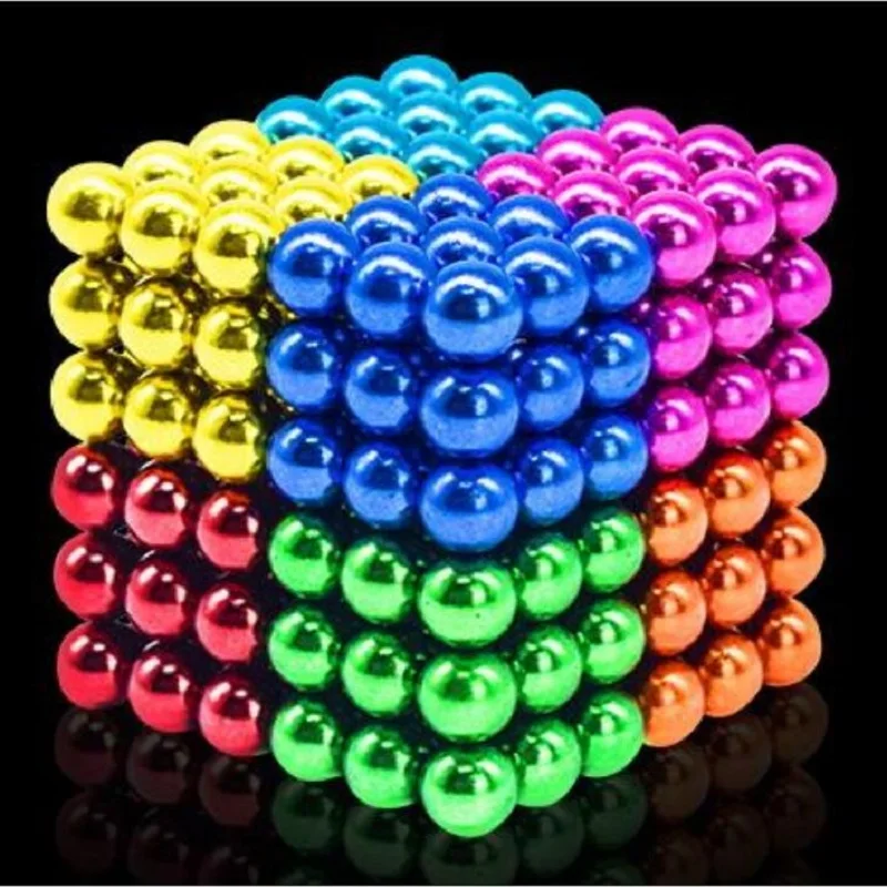 

5mm Balls neodymium magnet Sphere 216pcs/set Creative magnets imanes Magic Strong NdFeB colorful buck ball Fun Cube Puzzle
