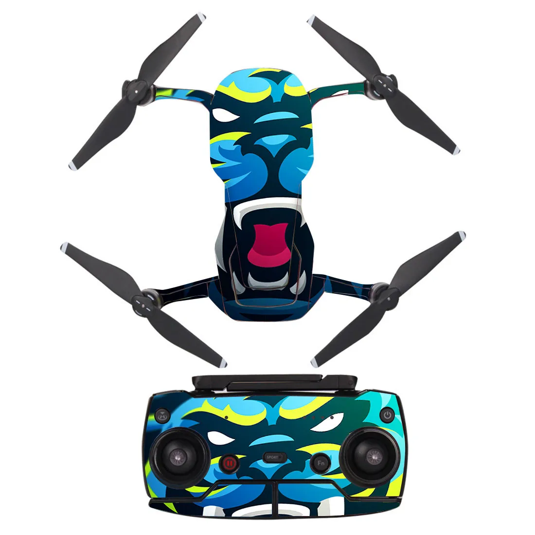 Пользовательский дизайн ПВХ водонепроницаемый стикер для DJI MAVIC AIR Drone корпус оболочки защиты кожи Квадрокоптер камера Drone кожи стикер s