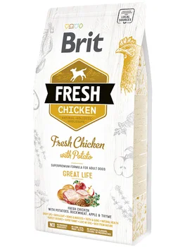 

BRIT BRIT FRESH CHICKEN & POTATO ADULT GREAT LIFE for adult dogs of all breeds with chicken and potatoes