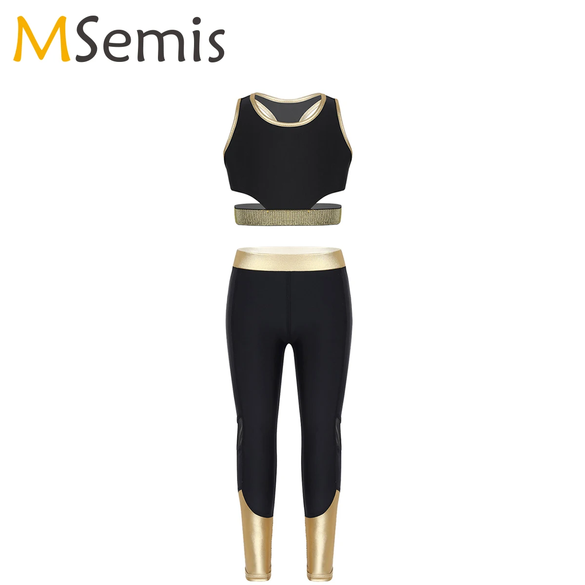 Детский танцевальный костюм для девочек танцев гимнастики трико топы