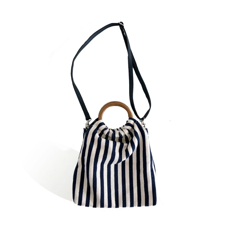 

Korean Version Of The Canvas Canvas Shoulder Diagonal Package Art Style Shopping Eco-friendly Beach Handbag Cute Large Capacity