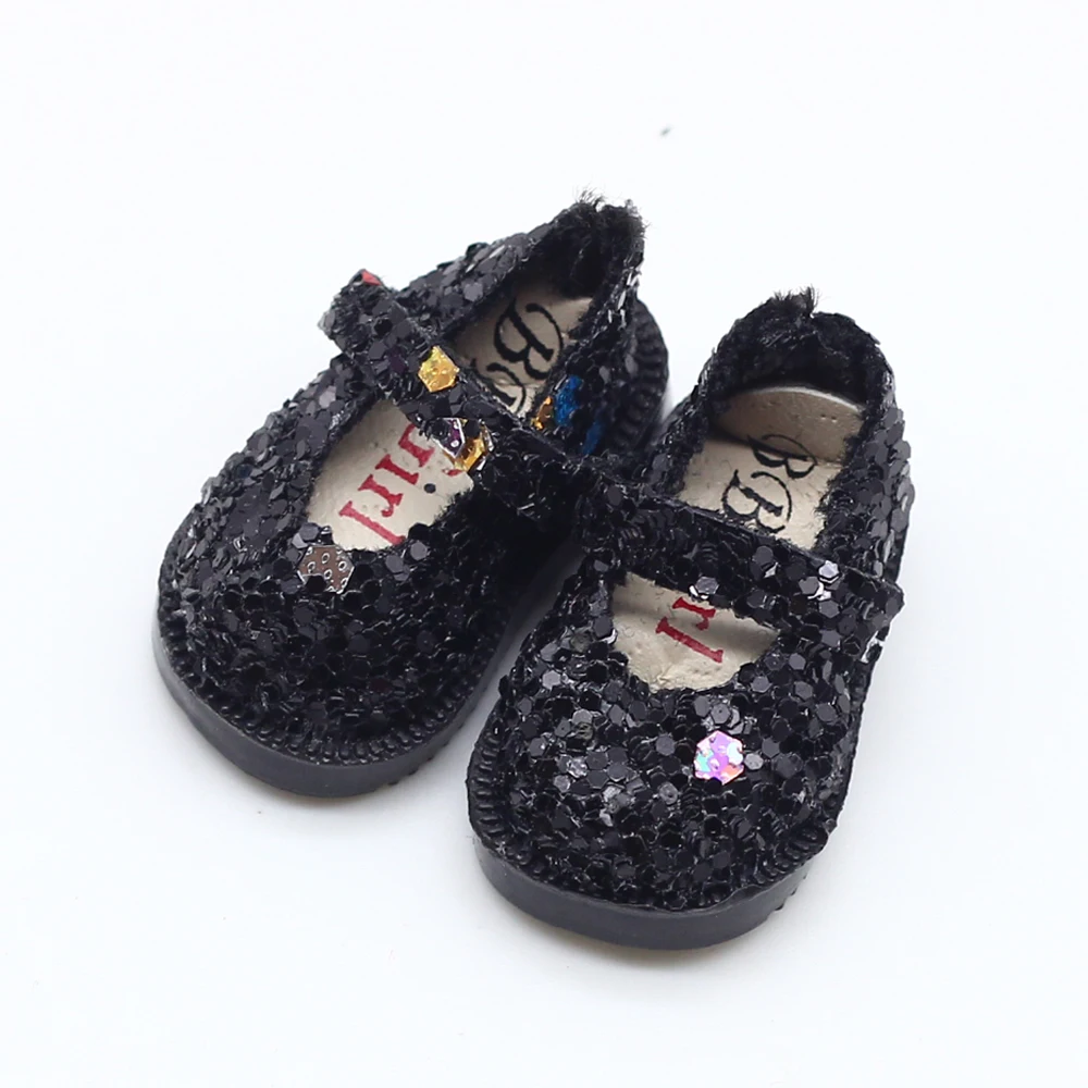 1 пара обуви из ПУ и ткани с бантом для кукол BJD blyth 1/6 1/8 Размер 3 2 см|for bjd|shoes for blytheshoes
