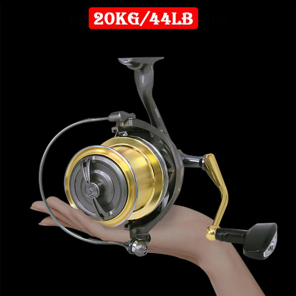 ビッグスピニングリールsh 100 最大抗力kg 44ポンド 全金属スプール ロングキャスト 釣りリール Aliexpress