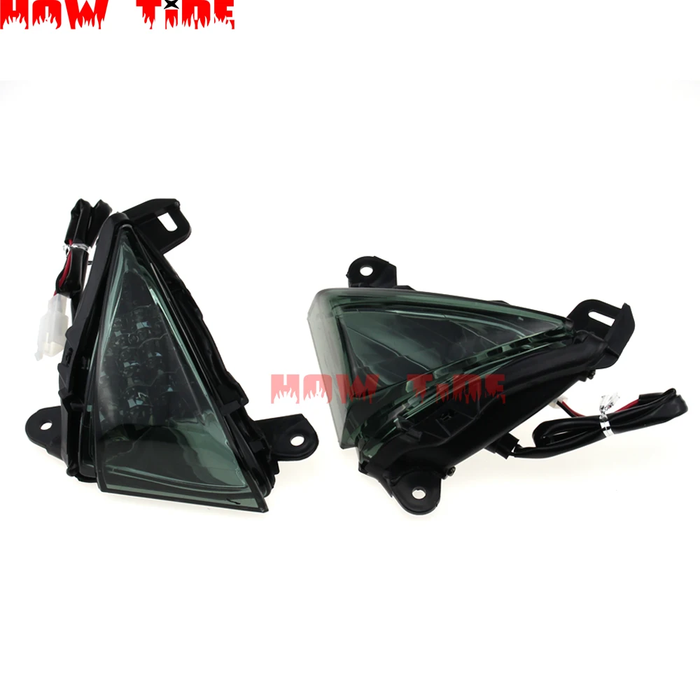Детали мотоцикла Светодиодная лампа подсветки мигающий свет для KAWASAKI front передний светодиодный указатель поворота ZX6R zxzx10r NINJA