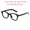 Blue Light Proof TR90 Oval Prescription Glasses For The Nearsighted Myopia Photochromic Optical Eyeglasses 0 -0.5 -0.75 To -6.0 1