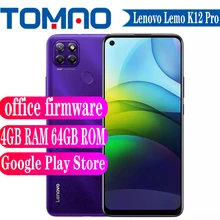 Lenovo Lemo K12 Pro Smartphone 4GB RAM 64GB ROM 6.8inch Android 10 Octa Core Snapdragon 662 64MP Rear Camera 6000Mah Big Battery