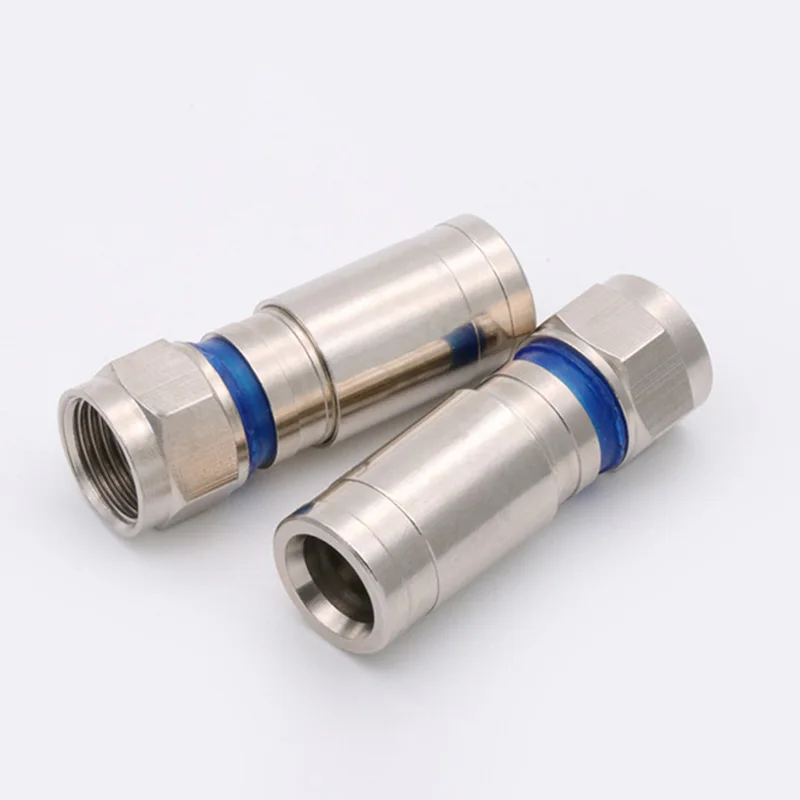 Медный соединитель RG6/RG59 с защитой от погодных условий 20 шт./лот коаксиальный RF