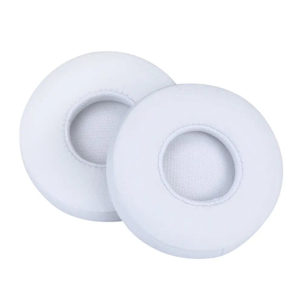 White Wireless 2 шт Беспроводные/Проводные Сменные амбушюры для наушников Beats By Dre Solo 2 Solo 3 из искусственной кожи, подушечки для ушей, аксессуары для наушников - Цвет: White Wireless