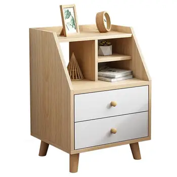 

Small Bedside Table Shelf Simple Modern Nordic 40 Cm Bedroom Multifunctional High Creative Multi-layer Storage Box