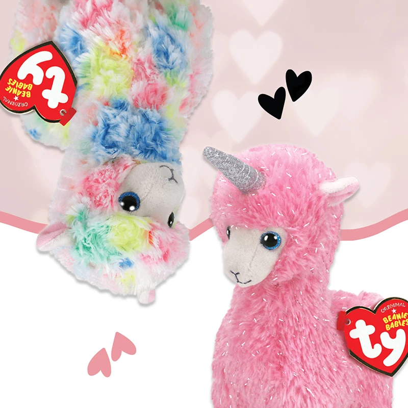 TY Beanie Boos 15cm Standard Size Soft Toy Lana The Enchanted Llama 