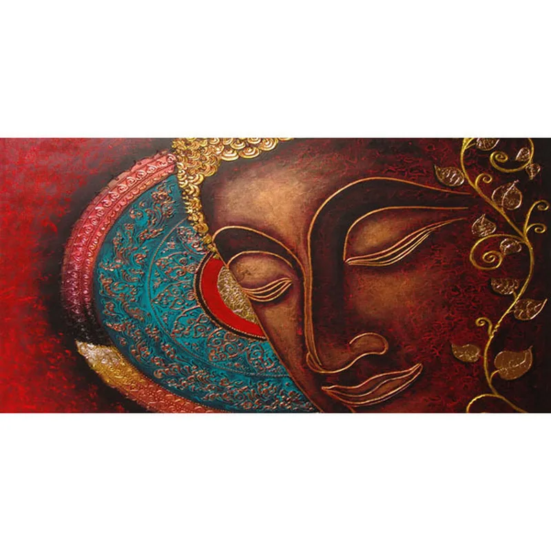 Large Buddha Canvas Painting Buddha Portrait Wall Art Poster 1 Piece