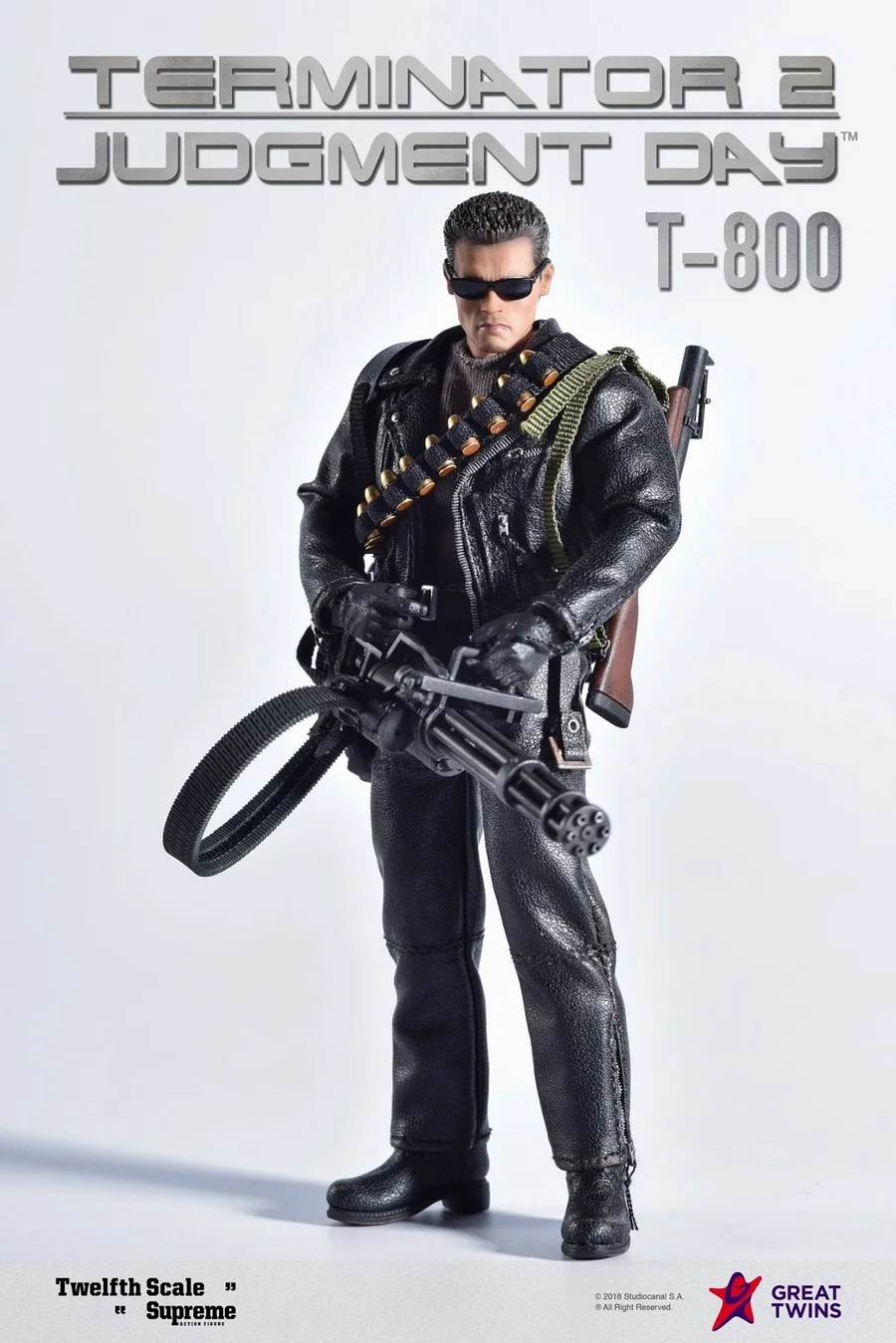 Отличная Близнецы 1/12th весы Терминатор 2: решение день T 800 Арнольд фигурку|Игровые