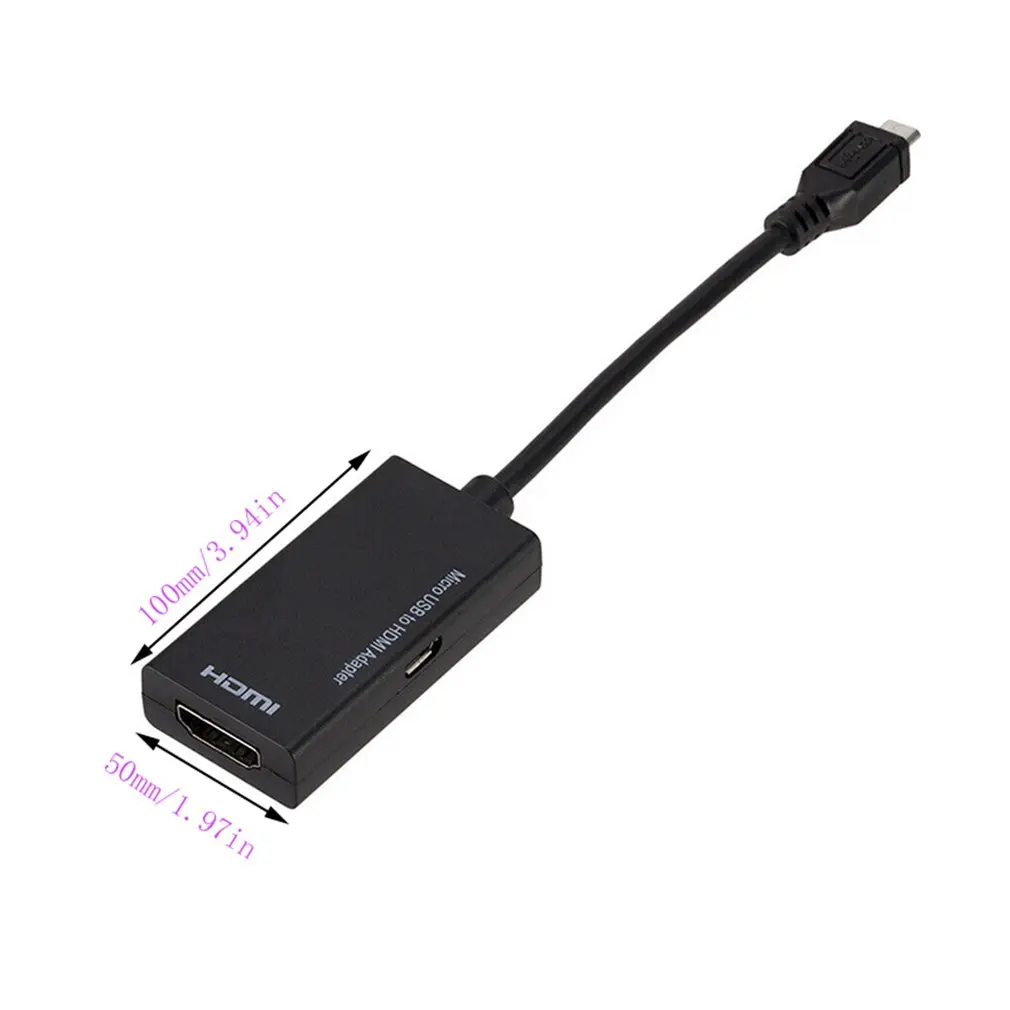 Micro USB к HDMI tv Out HD tv MHL Кабель-адаптер для телефонов планшетов быстрое зарядное устройство