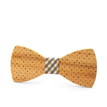 Модный деревянный галстук-бабочка галстук мужской бренд галстук-бабочка ручной работы Деревянный воротник цветок горячий деревянный галстук узел