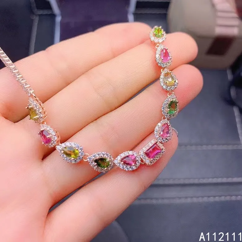 

Женский браслет из серебра 925 пробы с натуральным камнем