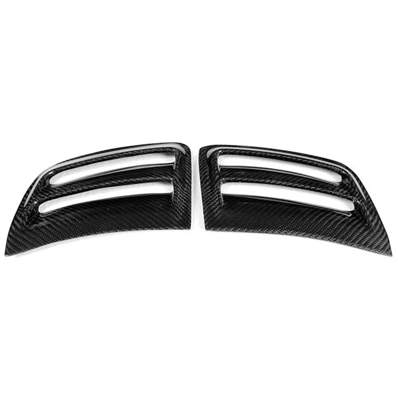 

NewCar Carbon Fiber Air Vent Duct Cover Side Air Insert Vent Cover Trim Cover Vent Sticker for W204 C63 for Amg 08-11