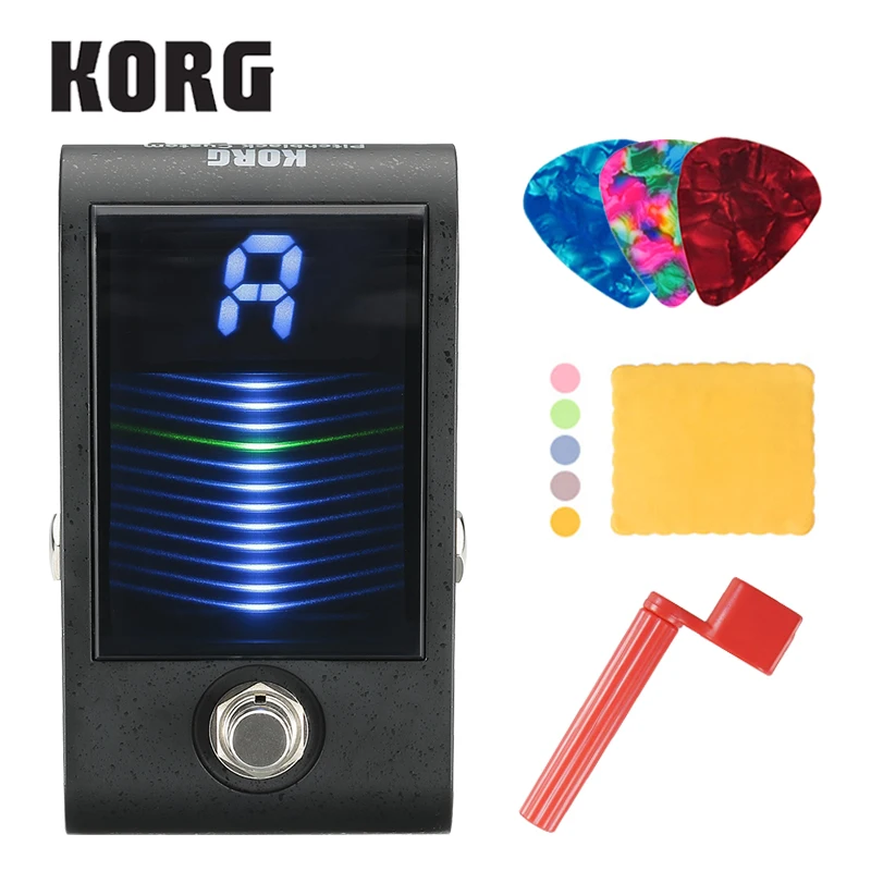 Корг PBCS Custom Pedal тюнер с 3D визуальным измерителем дисплей истинный Обход намоткой