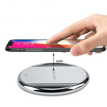 10 Вт Быстрая зарядка беспроводное зарядное устройство для iPhone X XS XIAOMI MI8 MI9 S10 S10